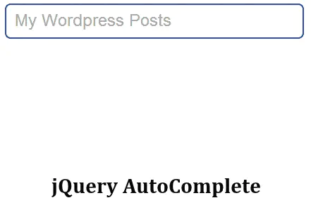 jQuery Auto Complete using Asp Net MVC jQuery Auto Complete using Asp Net MVC