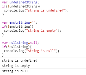 check if string is empty in JavaScript
